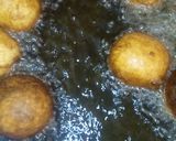 A picture of step 2 of Puff puff balls.