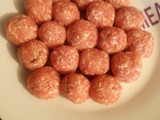 Albóndigas en salsa de chile chipotle