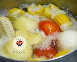♡宛の寶寶”食“堂 ✿ 蔬菜高湯的食譜步驟3照片