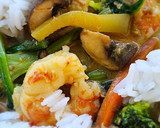 Foto del paso 11 de la receta: Gambas langostineras al curry rojo