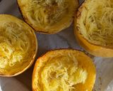 A picture of step 9 of High Protein Low Carb Spaghetti Squash!.
