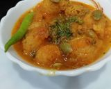 A picture of step 6 of Mongra & Pumpkin seeds curry.