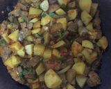 Foto langkah ke 9 dari resep Balado Ati Ampela Kentang.