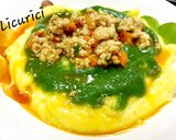 Pas rețetă Mămăliga cu carne tocată și pesto de mangold 3 fotografie