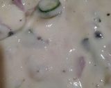 A picture of step 2 of Black gram fritters with hot spicy chutney.