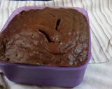 Foto langkah ke 5 dari resep Brownies kukus 6 sendok no mixer.