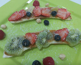 Foto del paso 1 de la receta: Canapés de plátanos🍌🍌🍓🍓