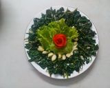Hình bước làm 4 của món Rau mồng tơi xào tỏi