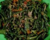 Foto langkah ke 4 dari resep Tumis kacang bumbu kuning.