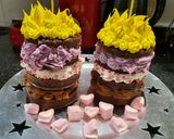 Foto del paso 5 de la receta: Torta Hamburguesas de chocolate Cumpleaños "Mora"