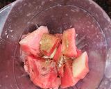 A picture of step 1 of Watermelon juice.
