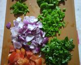 A picture of step 3 of Chana Chilli.