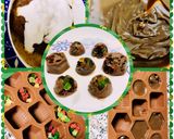 A picture of step 1 of Tutti frutti chocolates.