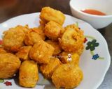 Gambar langkah 3 resipi Tauhu Goreng Kunyit Rangup.