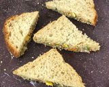 A picture of step 8 of Veg Sesame Toast.