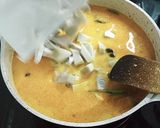 Foto langkah ke 4 dari resep Ketupat Lontong Sayur Gulai Nangka Khas Sipirok & Telur Goreng Sambal Merah.