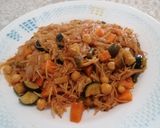 Foto del paso 4 de la receta: 335. Fideuà melosa de verduras con garbanzos vegana