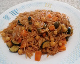 Foto del paso 4 de la receta: 335. Fideuà melosa de verduras con garbanzos vegana