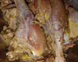 A picture of step 1 of Desi chicken biryani.