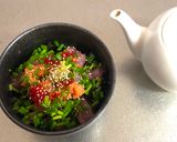 A picture of step 5 of Japanese Tea Rice.