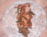 A picture of step 10 of Chicken Roll.