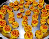 A picture of step 9 of Mini Bhakharwadi (Maharashtrian snacks).