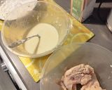 Sajtos párizsi bundában sült, főtt csirke comb gluténmentesen recept fázis 1 fotója