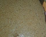 A picture of step 3 of Gur Til ki chikki.