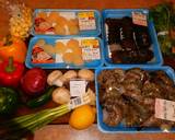 Mike's Saffron Lobster, Jumbo Scallops & Shrimp Vegetable Melody recipe step 1 photo
