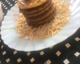 A picture of step 4 of Jowar Atta pancakes with dates coconut sauce.