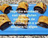 Foto del paso 11 de la receta Hojaldre enrollado con o sin gluten con crema de chocolate con o sin avellana tú eliges