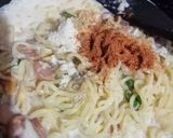 Foto langkah ke 4 dari resep Mie Instan Carbonara.