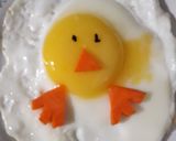 A picture of step 2 of Easter Half Fry Egg.