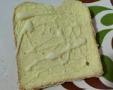 Foto langkah ke 2 dari resep Chocolate Cheese Almond Sandwich.