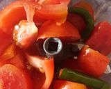 A picture of step 1 of Tamatar ki chutney.