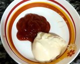 A picture of step 4 of Chicken chapli kabab sandwich.