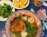 Hình bước làm 3 của món Mì hải sản, gà giòn