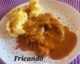 Foto del paso 6 de la receta Fricandó de ternera con puré de patatas