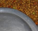 A picture of step 5 of Indian chole.