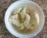 A picture of step 1 of Gnocchi in Awadhi style.
