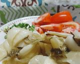 Hình bước làm 1 của món Canh cải chua nấu sườn non