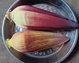 Foto langkah ke 1 dari resep Tumis Jantung Pisang.