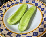 A picture of step 1 of Talattouri (Cypriot-Style Tzatziki).