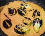 A picture of step 5 of Bharwa Baigan (Stuffed eggplant).