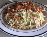 A picture of step 5 of Macaroni Jollof.