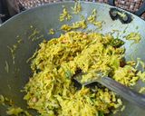 A picture of step 4 of Rice is Nice Mango and Amla Rice with side dish vegetable Avial.