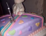 Foto del paso 2 de la receta: Torta Unicornio🦄cumple de mi Princesita menor💖