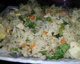 A picture of step 7 of Chinese rice.