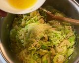 Foto del paso 5 de la receta: Repollitos de Bruselas con pasta.Todo en una sola olla! 🍲One-pot Pasta