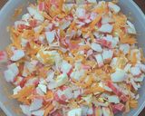 Foto del paso 5 de la receta: Ensalada de palitos de cangrejo (kanikama)